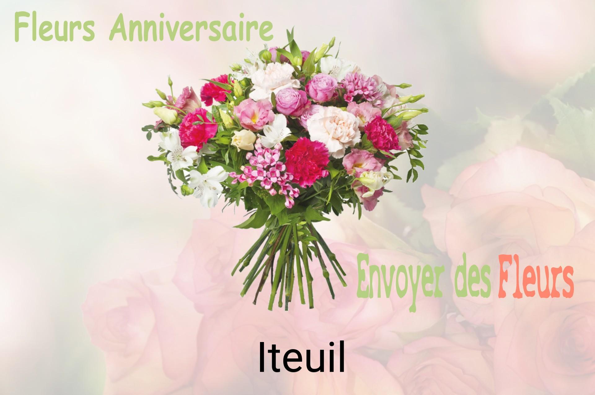 Bouquet de fleurs d’anniversaire livré à Iteuil